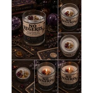 No Regerts Soy Tea Light Candle Set
